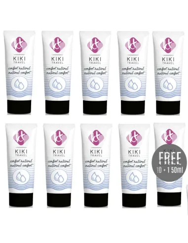 KIKÍ TRAVEL GEL DESLIZANTE NATURAL CONFORT 50ML 10 + 1 GRATIS