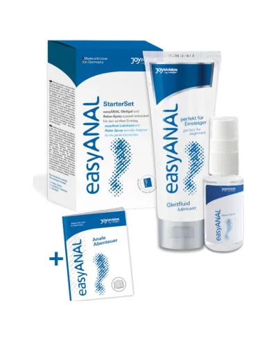 EASY ANAL STARTER SET LUBRICANTE + RELAJANTE ANAL