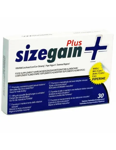 SIZEGAIN PLUS PASTILLAS PARA ALARGAR EL PENE