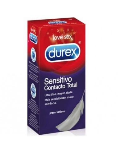 DUREX SENSITIVO CONTACTO TOTAL 12 UDS