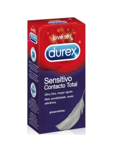 DUREX SENSITIVO CONTACTO TOTAL 12 UDS