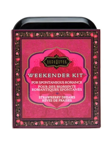 KAMASUTRA WEEKENDER TIN KIT STRAWBERRY DREAMS FRESA