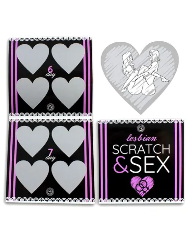 JUEGO PAREJAS POSTURAS LESBICAS (ES/EN/FR/PT/DE) SECRETPLAY SCRATCH & SEX