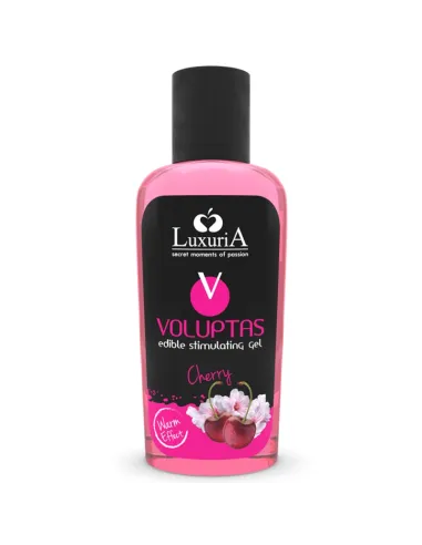 Compra Gel Estimulante Comestible Efecto Calor Cereza 100 Ml Luxuria Voluptas al Mejor Precio