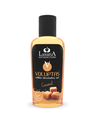 Compra Gel Estimulante Comestible Efecto Calor Caramelo 100 Ml Luxuria Voluptas al Mejor Precio