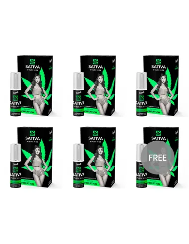 COQUETTE CHIC DESIRE PULSE GEL SATIVA VIBRACIÓN EXTREMA PREMIUM 6ML 5 + 1 GRATIS