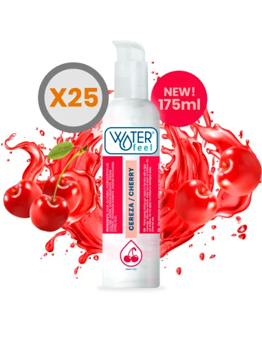 WATERFEEL LUBRICANTE CEREZA 175 ML PACK 25 UDS