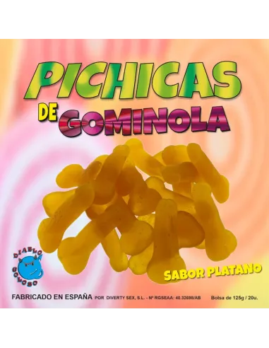 DIABLO PICANTE - PICHITAS DE GOMINOLA PLATANO