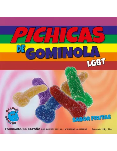 PRIDE - PICHITAS DE GOMINOLA FRUTAS CON AZUCAR LGBT