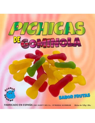 DIABLO PICANTE - PICHITAS DE GOMINOLA FRUTAS