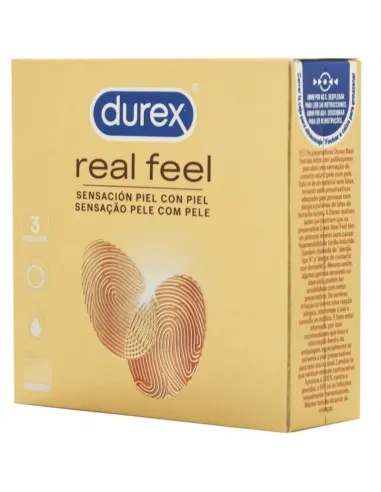 DUREX REAL FEEL PRESERVATIVOS 3 UDS