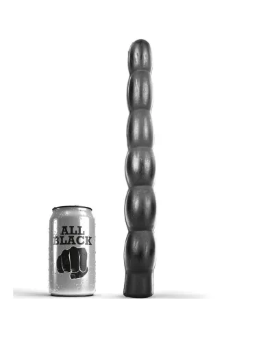 ALL BLACK ANAL DILDO 32CM