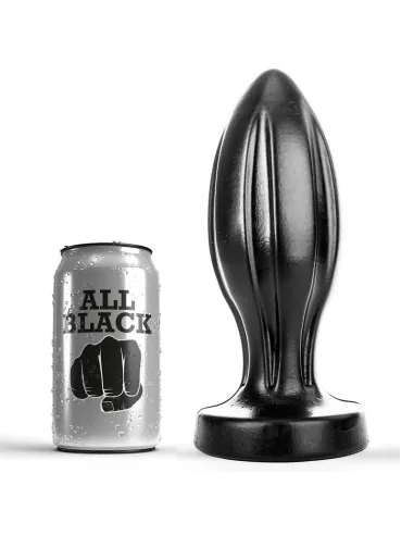 ALL BLACK ANAL PLUG 21CM