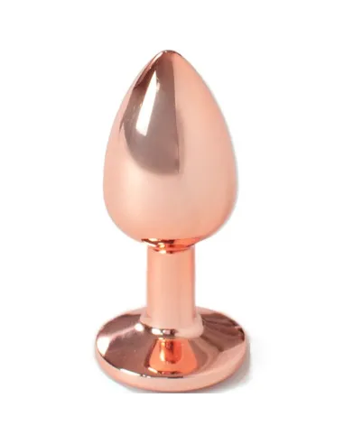 SECRET PLAY - METAL BUTT PLUG ORO ROSA TALLA S 7 CM