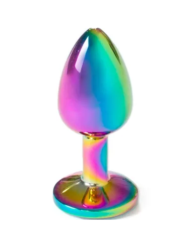 SECRET PLAY - METAL BUTT PLUG MULTICOLOR TALLA S 7 CM