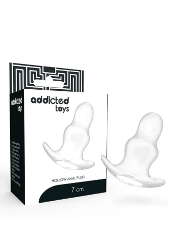 ADDICTED DILATADOR ANAL PEQUEÑO 7 CM - TRANSPARENTE AL MEJOR PRECIO EN SEDUCCIONYPLACER.COM