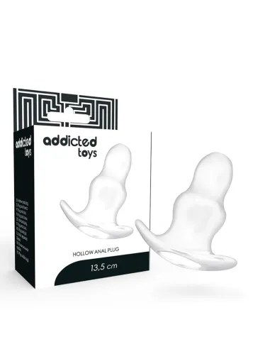 ADDICTED DILATADOR ANAL GRANDE 13 CM - TRANSPARENTE AL MEJOR PRECIO EN SEDUCCIONYPLACER.COM