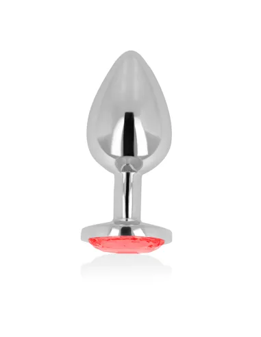 OHMAMA PLUG ANAL CON CRISTAL ROJO 8 CM