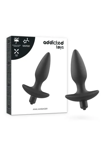 Compra Masajeador Plug Anal Con Vibración Negro Addicted Toys al Mejor Precio