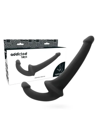 ADDICTED TOYS DILDO CON ARNÉS SIN SUJECCIÓN NEGRO AL MEJOR PRECIO EN SEDUCCIONYPLACER.COM