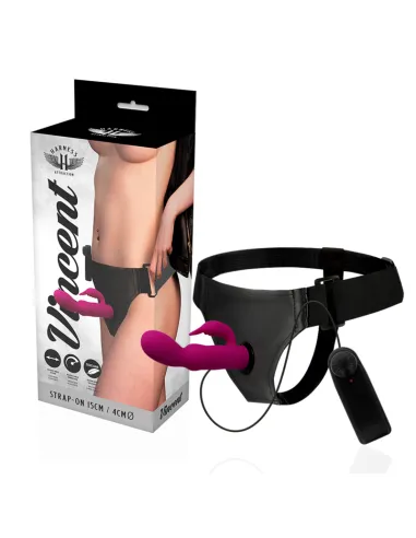 HARNESS ATTRACTION ÁRNES VIBRADOR RABBIT VINCENT 15 X 4CM