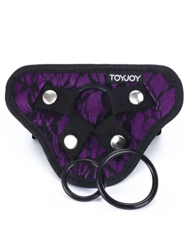 TOYJOY STRAP-ON LACE HARNESS VIOLETA