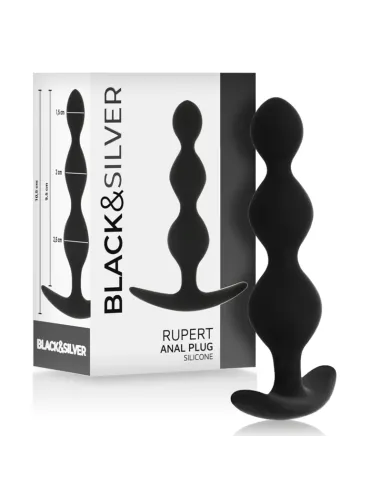 BLACK&SILVER - RUPERT CADENA BOLAS ANALES 10 CM