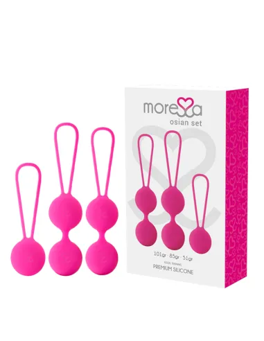 AMORESSA OSIAN SET PREMIUM SILICONA ROSA AL MEJOR PRECIO ONLINE EN SEDUCCIONYPLACER.COM