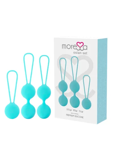 AMORESSA OSIAN SET PREMIUM SILICONA TURQUESA AL MEJOR PRECIO ONLINE EN SEDUCCIONYPLACER.COM