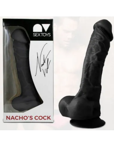 REPLICA PENE NACHO VIDAL 24CM NEGRO