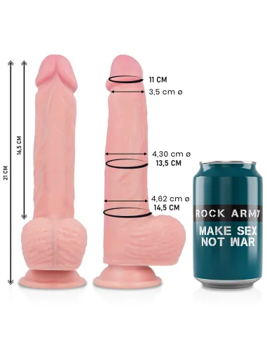 DILDO PREMIUM SPITFIRE 21CM ROCKARMY LIQUID SILICONE AL MEJOR PRECIO