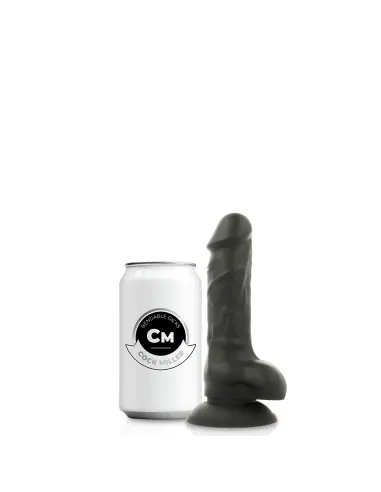 COCK MILLER SILICONA DENSITY COCKSIL ARTICULABLE NEGRO 13 CM