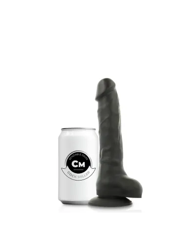 COCK MILLER SILICONA DENSITY COCKSIL ARTICULABLE NEGRO 18 CM