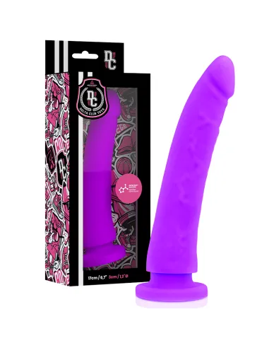 DILDO LILA SILICONA MEDICA 17 X 3CM DELTA CLUB TOYS AL MEJOR PRECIO