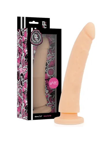 DILDO NATURAL SILICONA MEDICA 20 X 4CM DELTA CLUB TOYS AL MEJOR PRECIO