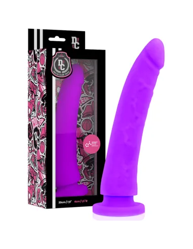 DILDO LILA SILICONA MEDICA 20 X 4CM DELTA CLUB TOYS AL MEJOR PRECIO