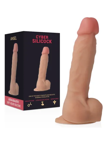 DILDO REALISTICO SILICONA LIQUIDA ANSEL 15.5CM CYBER SILICOCK AL MEJOR PRECIO