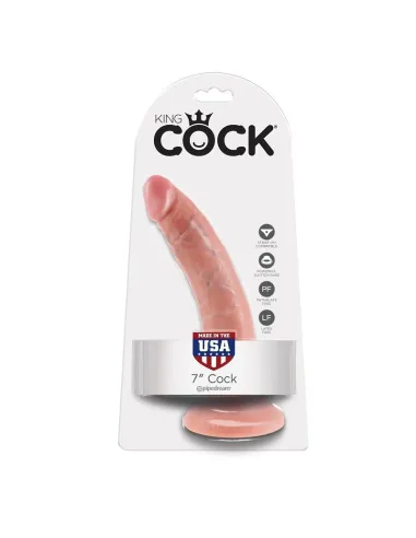 KING COCK 7" PENE NATURAL 17.8 CM