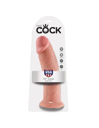 KING COCK 10" PENE NATURAL 25.4 CM