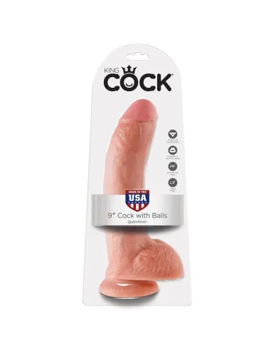 KING COCK 9" PENE REALISTICO NATURAL 22.9CM