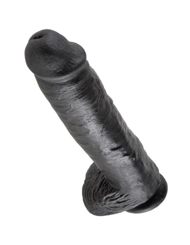 KING COCK 11" PENE REALISTICO NEGRO 28 CM