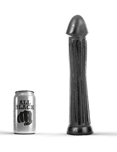 PLUG DILDO 31CM ALL BLACK