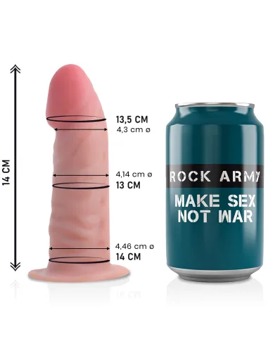 DILDO REALISTA 14CM ROCKARMY DUAL DENSITY TIGER AL MEJOR PRECIO