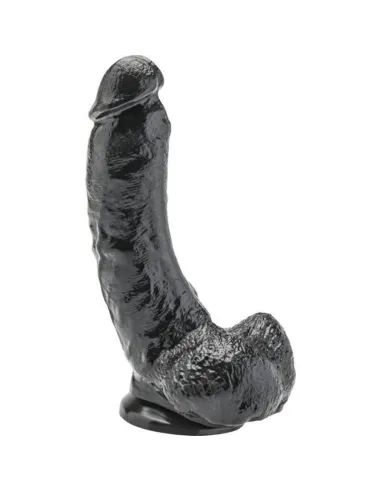 GET REAL - DILDO 20,5 CM CON TESTICULOS NEGRO