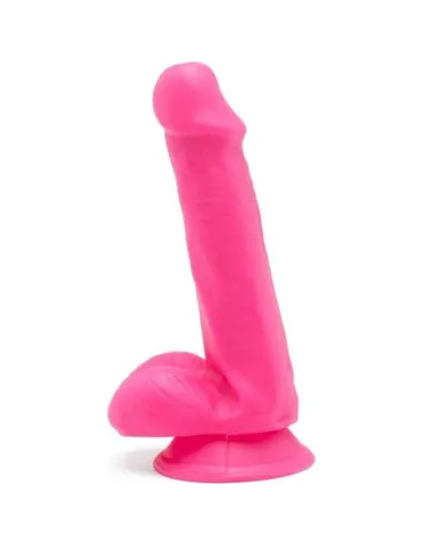 GET REAL - HAPPY DICKS DILDO 12 CM CON TESTICULOS ROSA