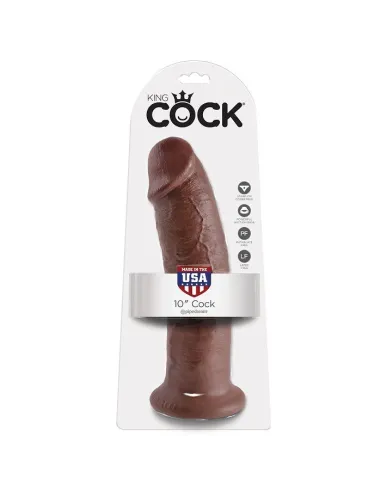 KING COCK 10" PENE MARRON 25.4 CM