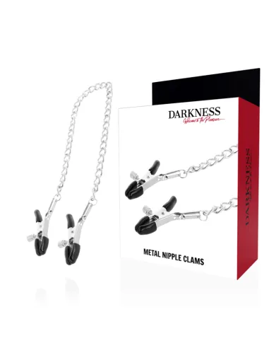 DARKNESS PINZAS AJUSTABLES PARA PEZONES METAL