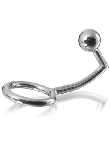 METALHARD COCK RING ANILLO CON GANCHO INTRUDER ANAL 40MM