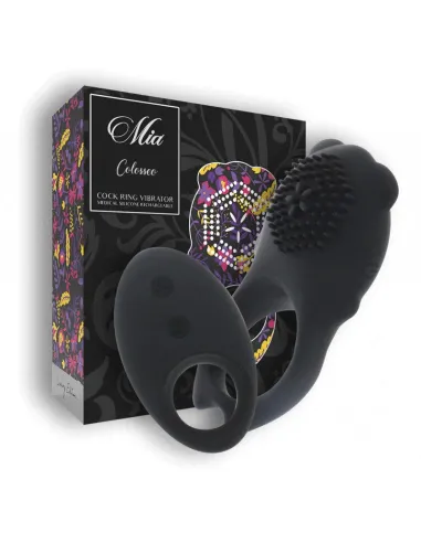 MIA COLOSSEO ANILLO CONTROL REMOTO NEGRO AL MEJOR PRECIO EN SEDUCCIONYPLACER.COM