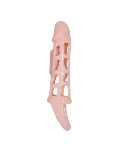 BAILE FUNDA EXTENSORA PENE CON VIBRACION Y STRAP 13.5 CM